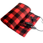 Auto Electric Blanket Heated 12V Fleece Travel Throw & Temperature Adjusting For