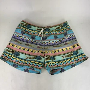 Chubbies Shorts Men's M Blue Purple The Krakens Swim Trunks Fish Geometric 5” - Picture 1 of 7