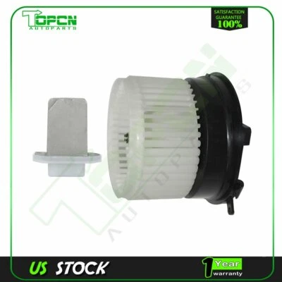 Blower Motor and Resistor Front Fit For 2007 2008 2009 2010-2012 Nissan Sentra - Image 1 of 4