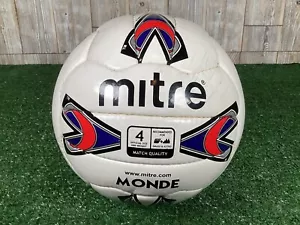 Mitre Monde Size 4 Football - Official Size & Weight - Used Nice Condition - Picture 1 of 11