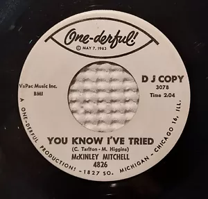 McKINLEY MITCHELL Know I've Tried b/w Spring Orig '65 ONE-DERFUL Promo Soul 45 - Foto 1 di 1