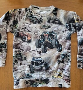 Molo boys long sleeve Shirt Top Dune Buggy, 4 Wheeler On Hill Size 122 - Picture 1 of 9