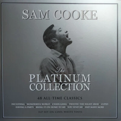 Sam Cooke – The Platinum Collection - Cool White Color - 3LP - Brand New Vinyl - Image 1 of 4