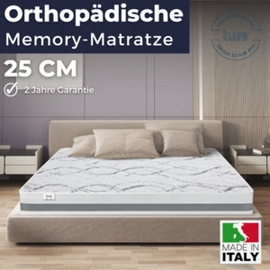 Memory-Matratze 25 cm | Ergonomisch, hypoallergen, atmungsaktiv, orthopädisch - Bild 1 von 3