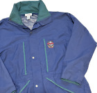 Titleist Vintage Windbreaker Wind Jacket Full Zip by Corbin Navy Blue Size XL