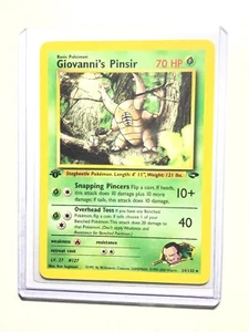GIOVANNI’S PINSIR - 1ª Edición Gym Challenge - 24/132 - Raro - Pokémon - Casi Nuevo - Imagen 1 de 1