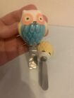 Cheese Jam Spread Knifes Owls Set Of 2 Stainless Yellow Blue Green Orange White