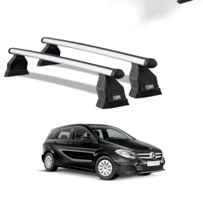 BARRE PORTATUTTO ALLUMINIO PER MERCEDES CLASSE B ANNO 2009 OMOLOGATO ROMA - Immagine 1 di 4