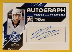 NAZEM KADRI 2010-11 ITG HEROES AND PROSPECTS AUTOGRAPH #A-NK LEAFS NM-MT A2 - Picture 1 of 2