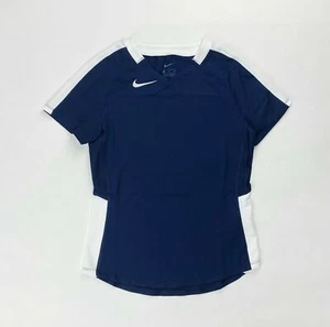 Nike Short Sleeve Volleyball Jersey Training Shirt Girl's M Navy Blue CQ8710 - Picture 1 of 2