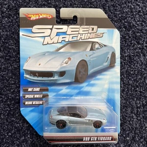Hot Wheels 599 GTB Fiorano 2010 Speed Machines. Blue - Picture 1 of 9
