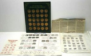 Franklin Mint +Shell Gas Station Antique Car Coin Collections 3pc Lot USA States - Picture 1 of 6