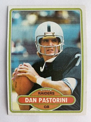 1980 Topps Football #490 Dan Pastorini - Image 1 of 2