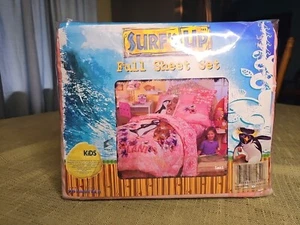 Rare NIP 2006 Surfs Up Movie Full Sheet Set Dan River New 2006 - Picture 1 of 8