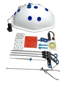 Laparoscopic Turtle Shape Endo Trainer Box Suture Training Instruments kit 14Pc - Picture 1 of 8