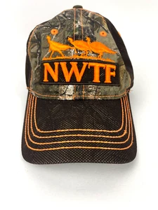NWTF National Wild Turkey Federation Camouflage Hunting Adjustable Cap - Picture 1 of 6