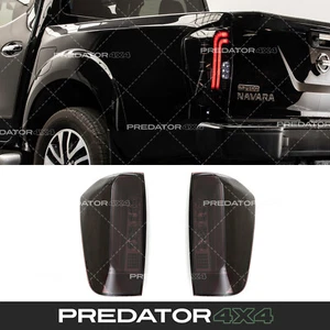 REAR LED TAIL LIGHTS BLACK SMOKED LAMPS PAIR FOR NISSAN NAVARA D23 NP300 2014-20 - Afbeelding 1 van 11