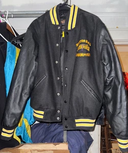 American Cheer Power National Champion Wool & Leather Varsity Jacket Adult Med - Picture 1 of 5