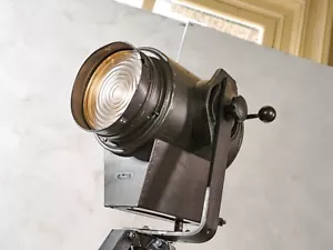 Vintage Theatre Floor lamp 1960s Narita Industrial spotlight on Metal Tripod - Picture 1 of 22