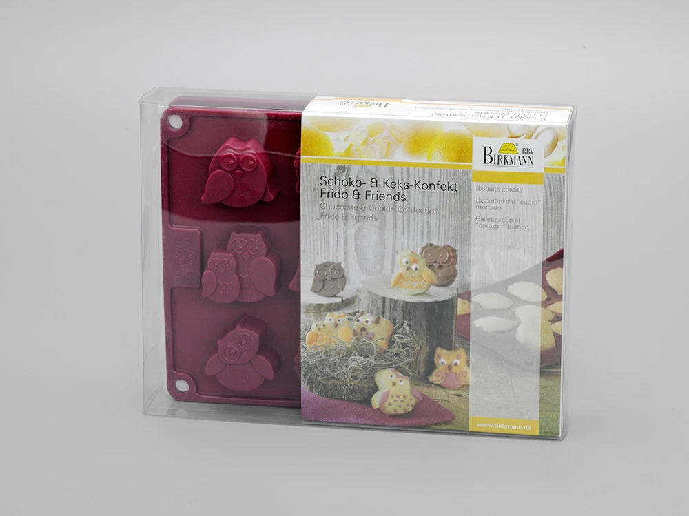 Birkmann Stempelscheiben-Set 'Glückskeks & Home Made' – Lebensmittelechtes Silikon (7 Cm) Für Plätzchen-Gravur