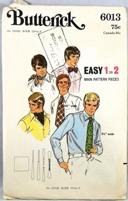 Butterick 6013 Tie, Ascot, Scarf, and Bow Tie - Image 1 of 2