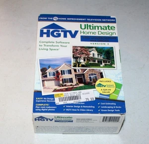 HGTV Ultimate Home Design w/Landscaping and Decks Software Version 3 NEW - Picture 1 of 3