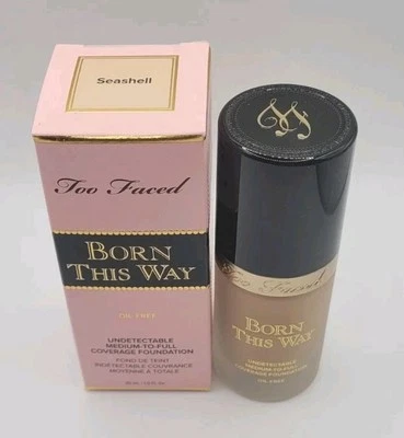 Too Faced Born This Way Undetectable Medium To-Full Coverage Foundation Seashell - Image 1 of 4