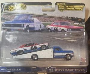 Hot Wheels 2024 Premium Team Transport '66 Chevelle & '72 Chevy Ramp Truck - Bild 1 von 3