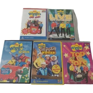 Wiggles DVD Bundle Bulk x5 Original Cast Merchandise 00s ABC Kids First Edition - Picture 1 of 18