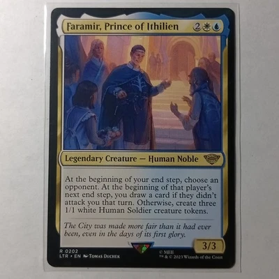 FARAMIR, PRINCE OF ITHILIEN mtg NM-M Lord of The Rings Rare - Image 1 of 2