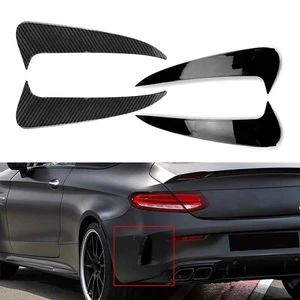 Für Mercedes Benz C Klasse Coupe C205 Paar Stoßstange hinten Splitter Canard Lüftung - Bild 1 von 9