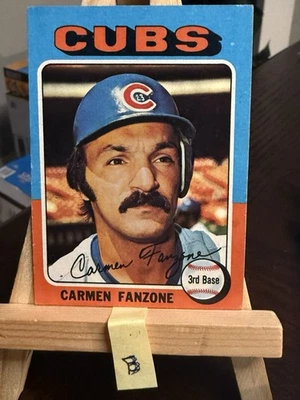 1975 Topps Mini #363 Carmen Fanzone Chicago Cubs - B - Image 1 of 2