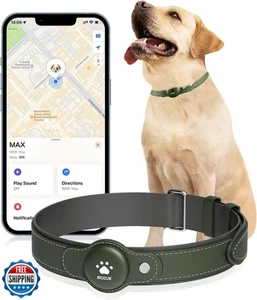 GPS-Tracker für Hunde, 2 in 1 Haustier-Tracking Smart Halsband (nur iOS), kein monatlicher - Bild 1 von 5