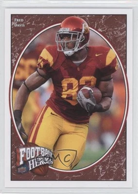 2008 Upper Deck Football Heroes Rookie Heroes Fred Davis #145 Rookie RC - Image 1 of 2