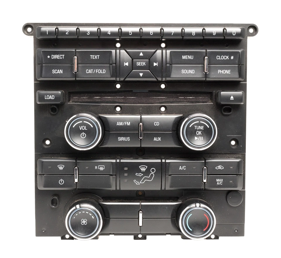 2010 Ford Mustang OEM Radio Audio Climate Control Panel AR3T-18A802-JA Foto 1 de 4