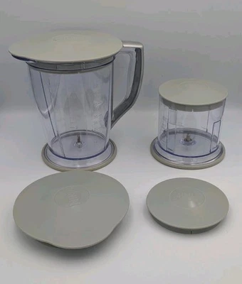 Ninja Master Prep Blender 48 oz 6 Cup Pitcher And 16 oz 2 Cup Bowl. 2 Exta Lids - Image 1 of 4