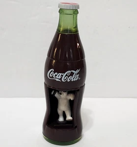 Vintage Coca Cola Flasche Tanzender Eisbär Aufziehspielzeug Burger King - Bild 1 von 9