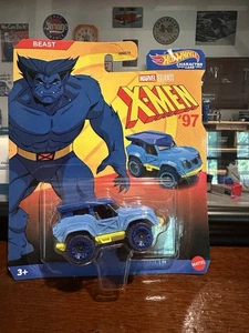 Hot Wheels Character Cars - Marvel Studios X-Men '97 Beast (BBHKV15) - Picture 1 of 2