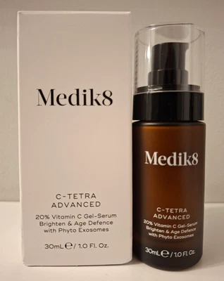 ~ NEW ~ Medik8 C-TETRA ADVANCED 20% VITAMIN C GEL-SERUM, 30ml BOXED **RRP £69**