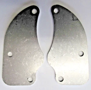 01-5621SS NORTON DOMINATOR 88 99 ATLAS FRONT ENGINE PLATES - BRUSHED STAINLESS - Picture 1 of 1