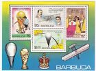 Barbuda; Luftfahrt, Fußball, Krönung WM Blatt, 1978, postfrisch
