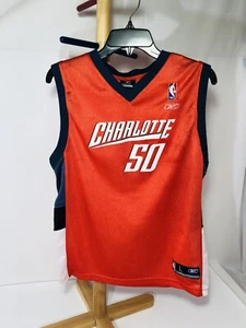 Olafor Basketball Orange Reebok Jersey Charlotte # 50 Size Youth Large 14-16 - Picture 1 of 4