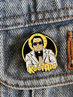 Jim Jones / Jonestown Kool Aid Enamel Pin  - Excellent Condition - Image 1 of 4