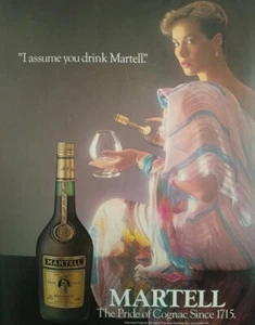 1985 Martell Original Print Ad - The Pride Of Cognac Since 1718 - Picture 1 of 2