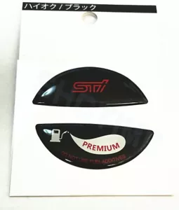 SUBARU GENUINE 96-02 Forester SF STI Fuel Gas Cap Sticker Decal Emblem Badge OEM - Picture 1 of 3