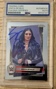 2018 Topps WWE Sonya Deville  RC Signed Autographed Card PSA SLAB - Picture 1 of 1