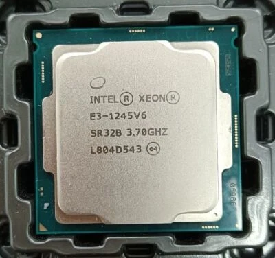 Intel Xeon E3-1245 V6 LGA-1151 CPU Processor 3.70 GHz 4-Core 8MB 73W GPU P630 - Image 1 of 2