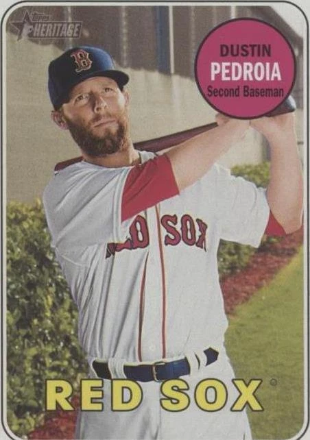 2018 Topps Heritage - Dustin Pedroia #349