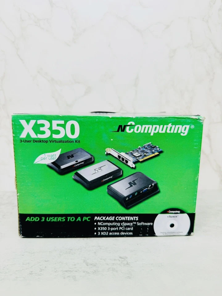 NComputing X350 -3 User Desktop Virtualization Kit 3 User Desktop Virtualization - Image 1 of 4