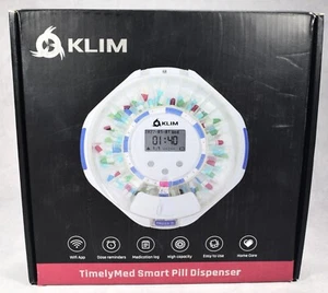 Klim SmartPill Smart Pill Medicine Dispenser, Timer, Lock, Near Mint, Works, Box - Picture 1 of 11
